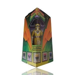 Mighty Morphin Power Rangers Yellow Ranger Super7 ReAction Figure 2023